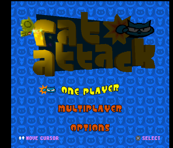 Rat Attack! Title Screen